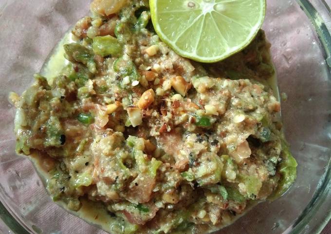 How to Make Quick Capsicum_tomato chutney