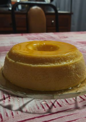 Una foto de Flan muy fácil!