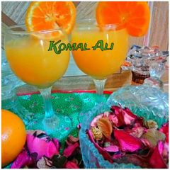 A picture of Fresh orange juice.