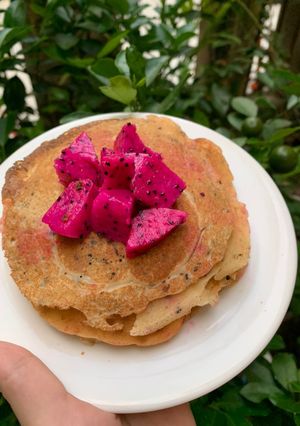 Hình của món Pancake nhà có gì làm đấy 😍😂.