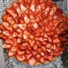 Una foto de Tarta de frutilla
