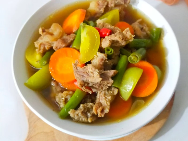 Langkah Gampang Membuat Resep Asem - asem Daging Campur yang Bikin Ngiler Anti Ribet, Bisa Manjain Lidah