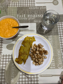 Una foto de Vegano: Tofu encebollado 💚