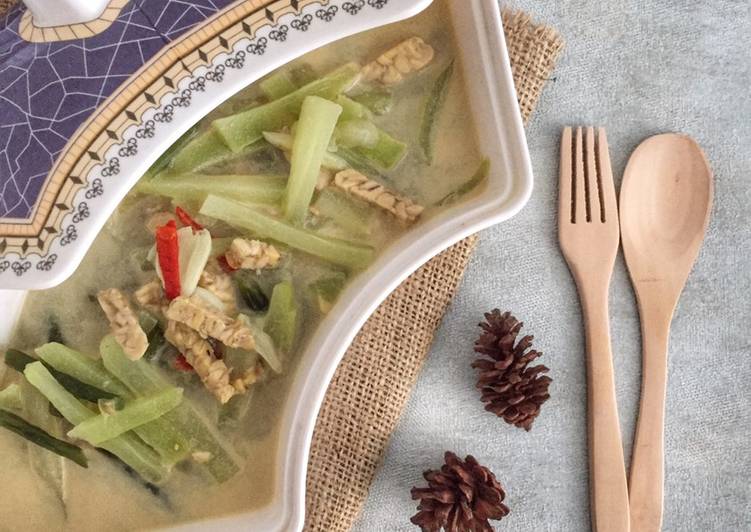 Bagaimana Membuat Sayur Santan Labu Tempe yang Enak Banget