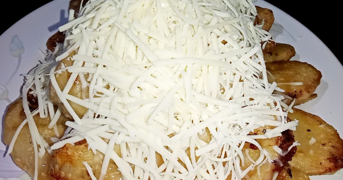 Pisang Goreng Wijen Topping Keju