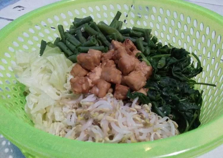 Pecel sayur gak pake ribet