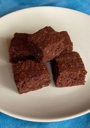 🇩🇪 🌱 Tojásfehérje-mentő kakaós-diós sütemény recept fotója