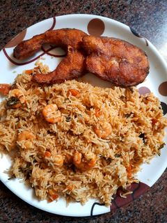 இறால் பிரியாணி(prawn biryani recipe in tamil) செய்முறை முக்கிய புகைப்படம்