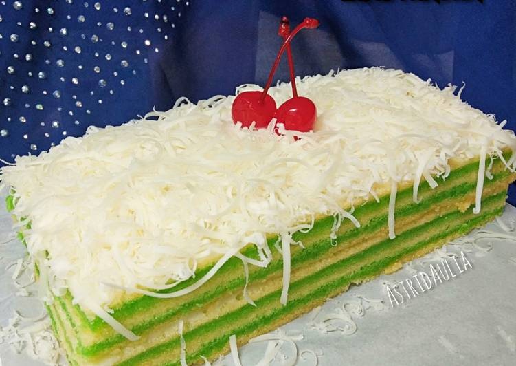 Bolu Susu Lembang Lapis Pandan