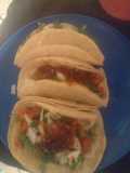 Tacos de soya adobada con longaniza 1.0😍😍