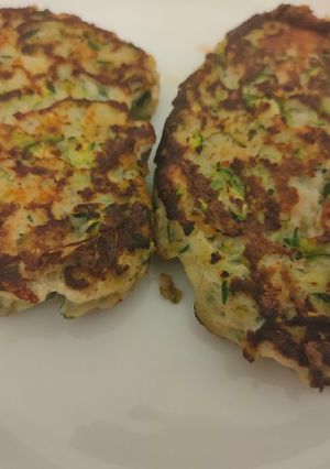 Una foto de Hamburguesas de langostino y calabacín