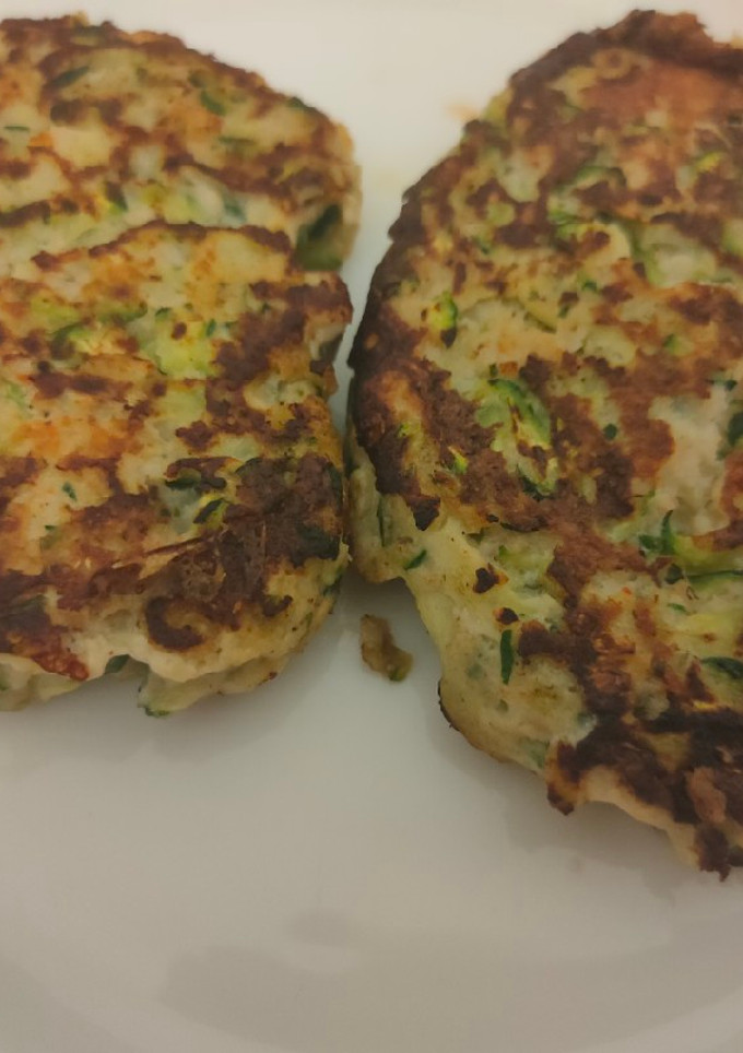 Una foto de Hamburguesas de langostino y calabacín