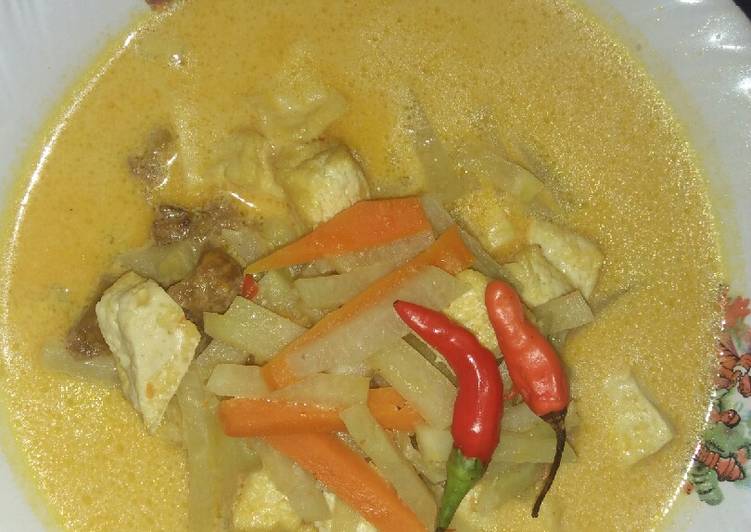 Resep Sayur ketupat labu Siam huwor 😘💜, Sempurna