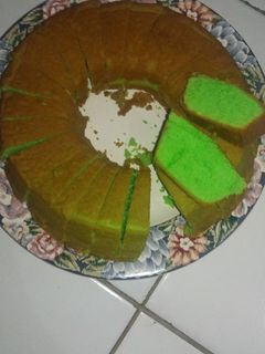 Foto resep Bolu panggang pandan simple