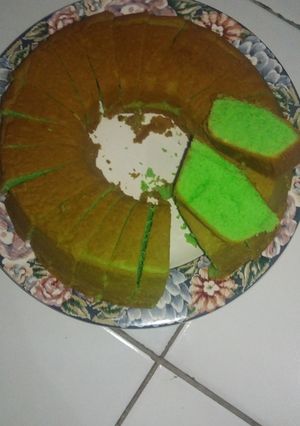 Foto resep Bolu panggang pandan simple