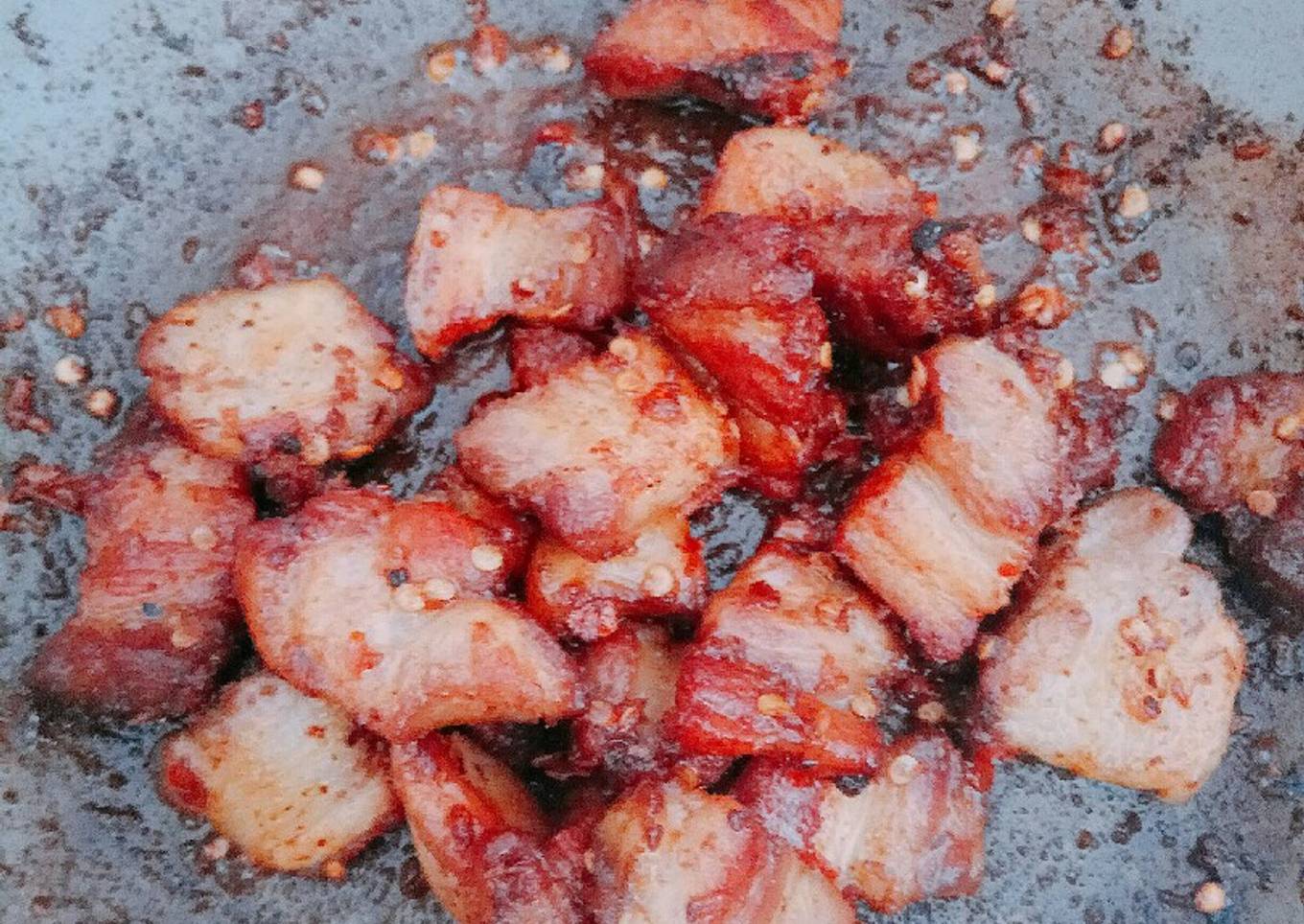 Babi goreng sere limo (terasi limao)