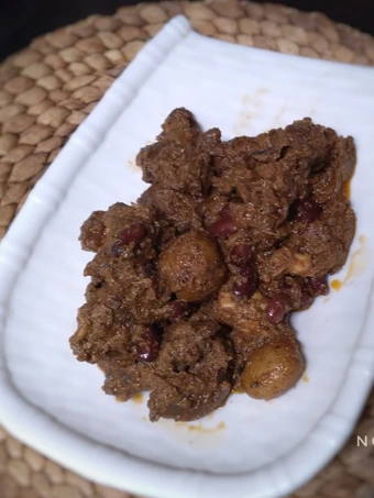 Cara Mudah Menyiapkan Resep Rendang Daging  Kentang Kacang Super Empuk + Tips 10 : 30. Tanpa Presto yang Bikin Ngiler Anti Ribet, Mantap Sekali
