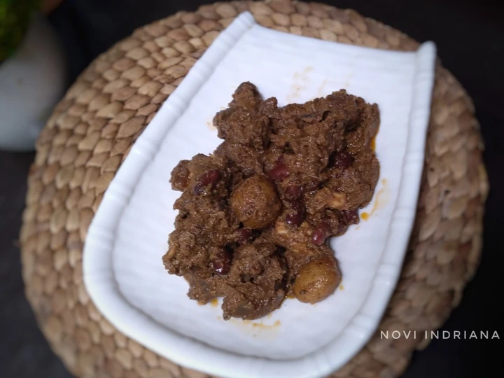 Cara Gampang Membikin Resep Rendang Daging  Kentang Kacang Super Empuk + Tips 10 : 30. Tanpa Presto yang  Bikin Ketagihan Anti Ribet, Sempurna