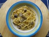Pastas Tchai con Berenjenas