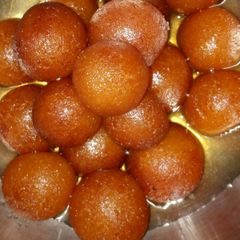 A picture of Mava Gulab Jamun.