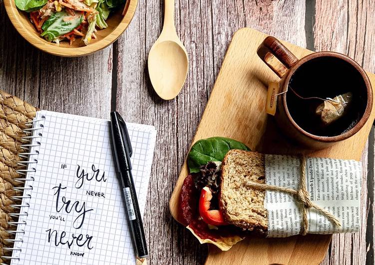 Beef Salami Sandwich