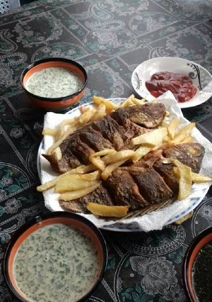 صورة لوصفة سمك مع بقدونسية