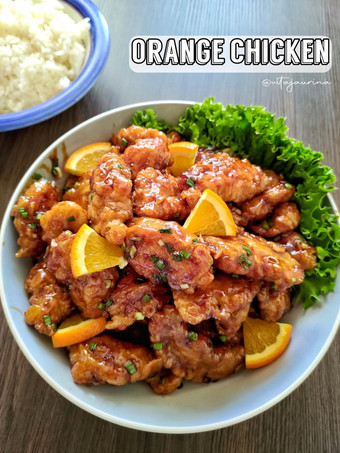 Cara Gampang Menyiapkan Orange Chicken (Gurih dan Manis! 😋👌) Bunda Pasti Bisa