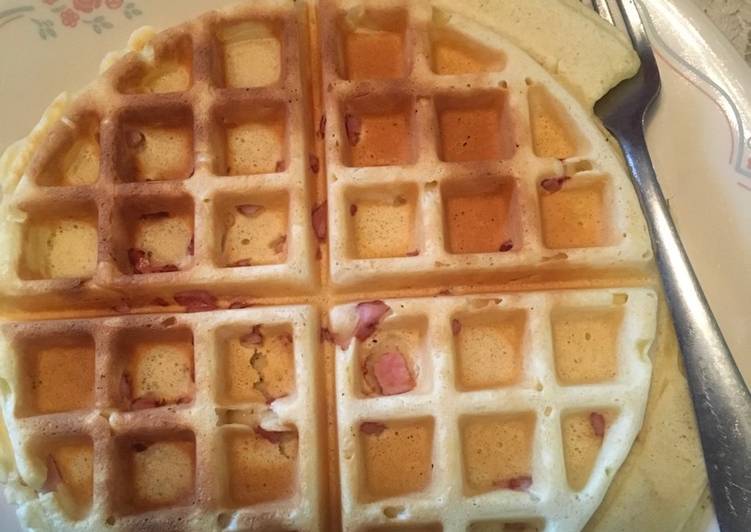 Recipe of Tasty Ham waffles