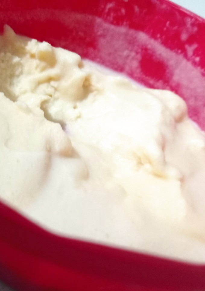 Una foto de Helado de mandarina