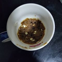A picture of 1minute microwave cookie.