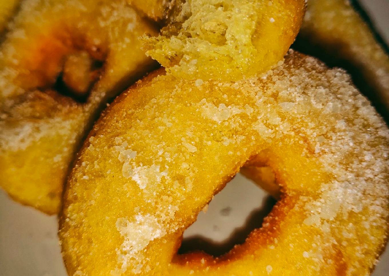 Donat kentang empuk no ulen takaran sendok
