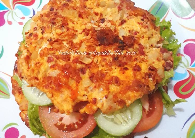 Resep Sandwich Potato Omelete, Enak Banget