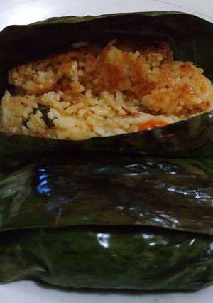 Foto resep Nasi Bakar Teri Medan