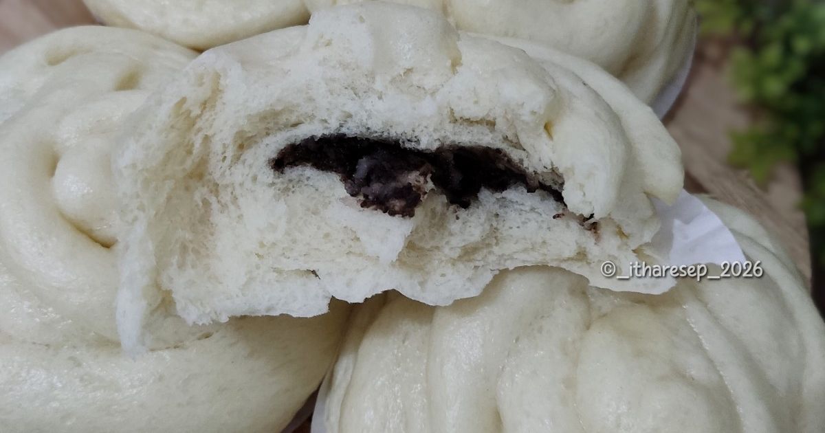 (Sourdough Discard) Bakpao atau Steamed Buns