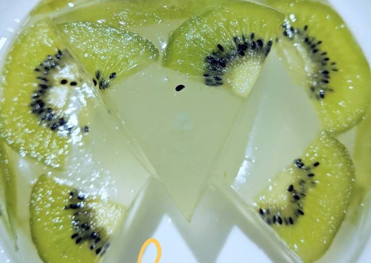 Langkah Mudah untuk Menyiapkan Jelly Kiwi 🥝 Rasa Lychee yang Menggugah Selera