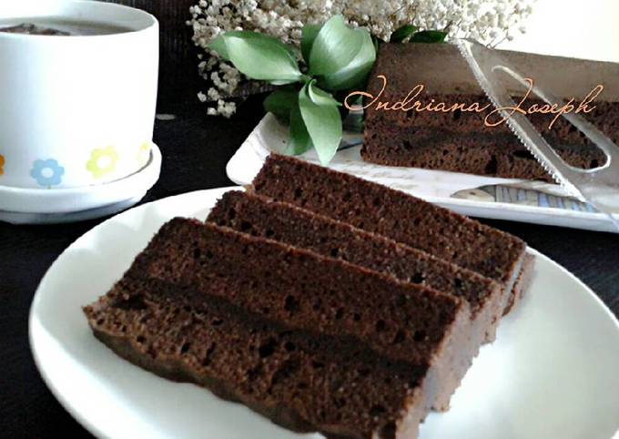 Steamed Choco brownie foto resep utama