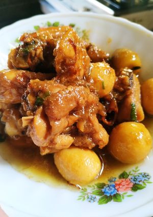 Foto resep Semur ayam + telur puyuh