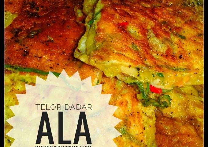 Resep Telor dadar ala padang #bikinramadhanberkesan (14) yang Lezat Sekali