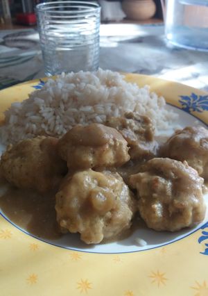 Foto principal de Albóndigas de dieta al curry