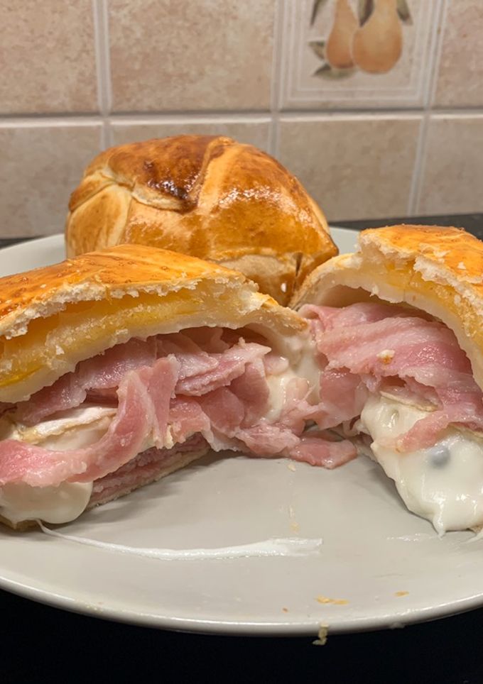 Camamberttel töltött bucik (tehéntejmentesen) recept fotója