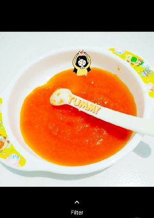Foto resep Mpasi puree pepaya 6m+