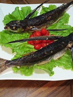 鹽烤飛魚(簡單創意料理) 的食譜成品照片
