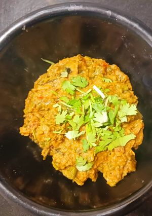 A picture of Spring onion Sabji.