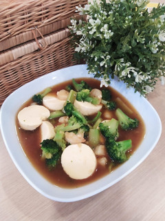 Foto resep Sup Tofu Brokoli Udang