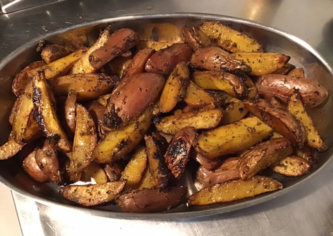 Pommes de terre roseval façon potatoes revisitées aux herbes et épices