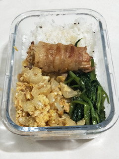 低醣醬燒肉捲便當 的食譜成品照片