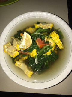 Foto resep Sayur bayam jagung bening