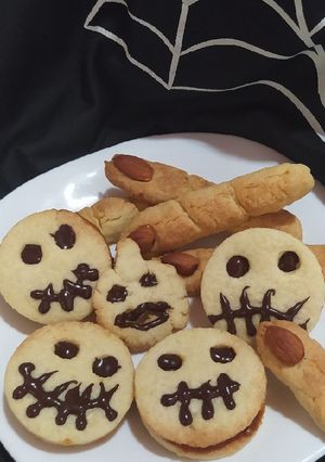 Una foto de Alfajores Y Dedos De Bruja Halloween