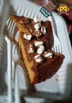صورة لوصفة تارت البسكويت بالنوتيلا 🍫💗