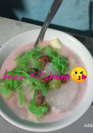 Foto resep Es Campur Kacang Merah